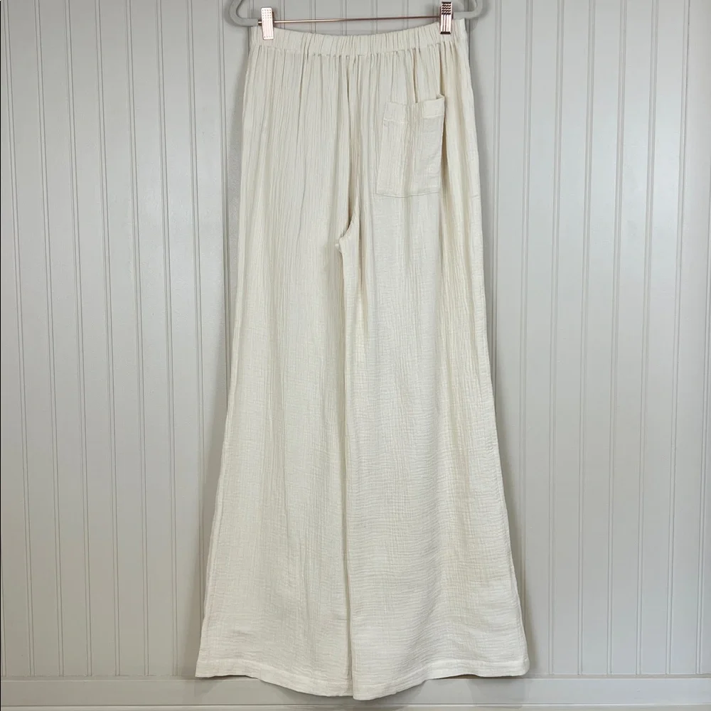 NWT L Space Revolve Santos Pant Wide Leg in Tapioca size Small